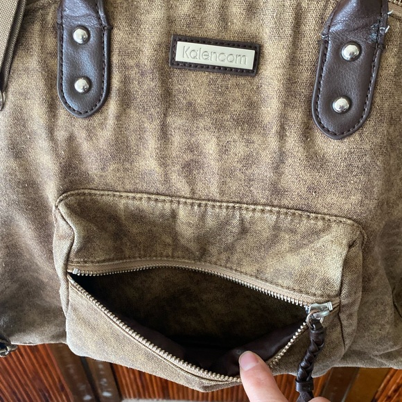 Kalencom diaper bag, brown/gold - Picture 3 of 13